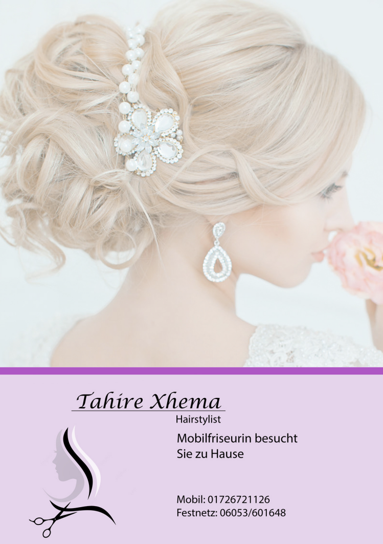 Mobile Hairstylistin - Tahire Xhema Bild